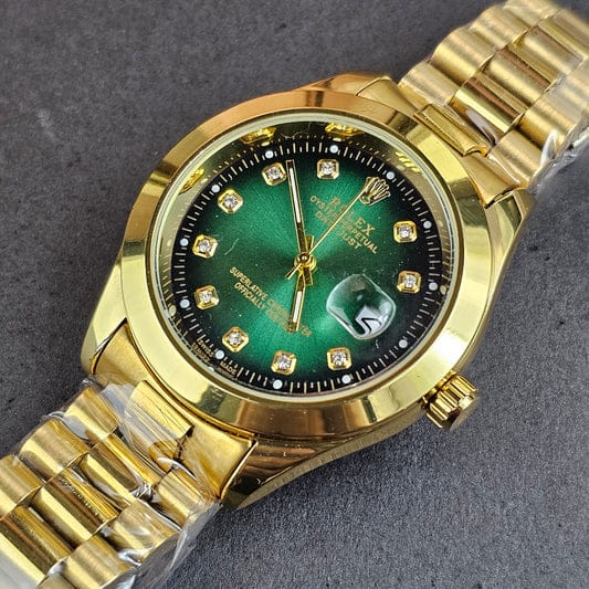 Rolex Full Golden Luxury Watch for Men – Premium Stainless Steel