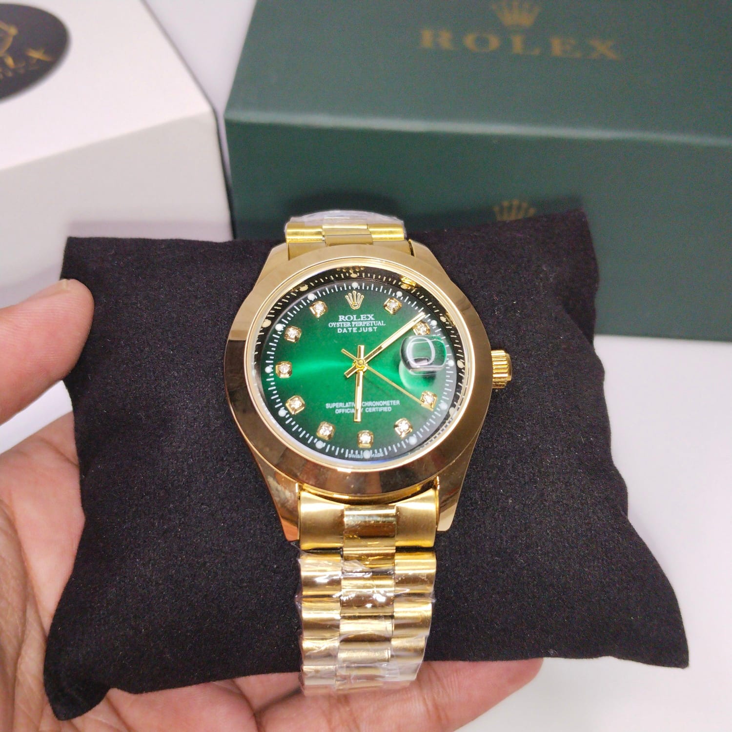 Rolex Full Golden Luxury Watch for Men – Premium Stainless Steel