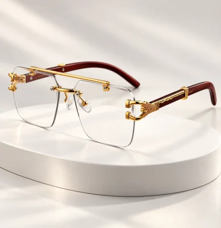 Luxury Rimless Screen Protection Glasses – Main Product View