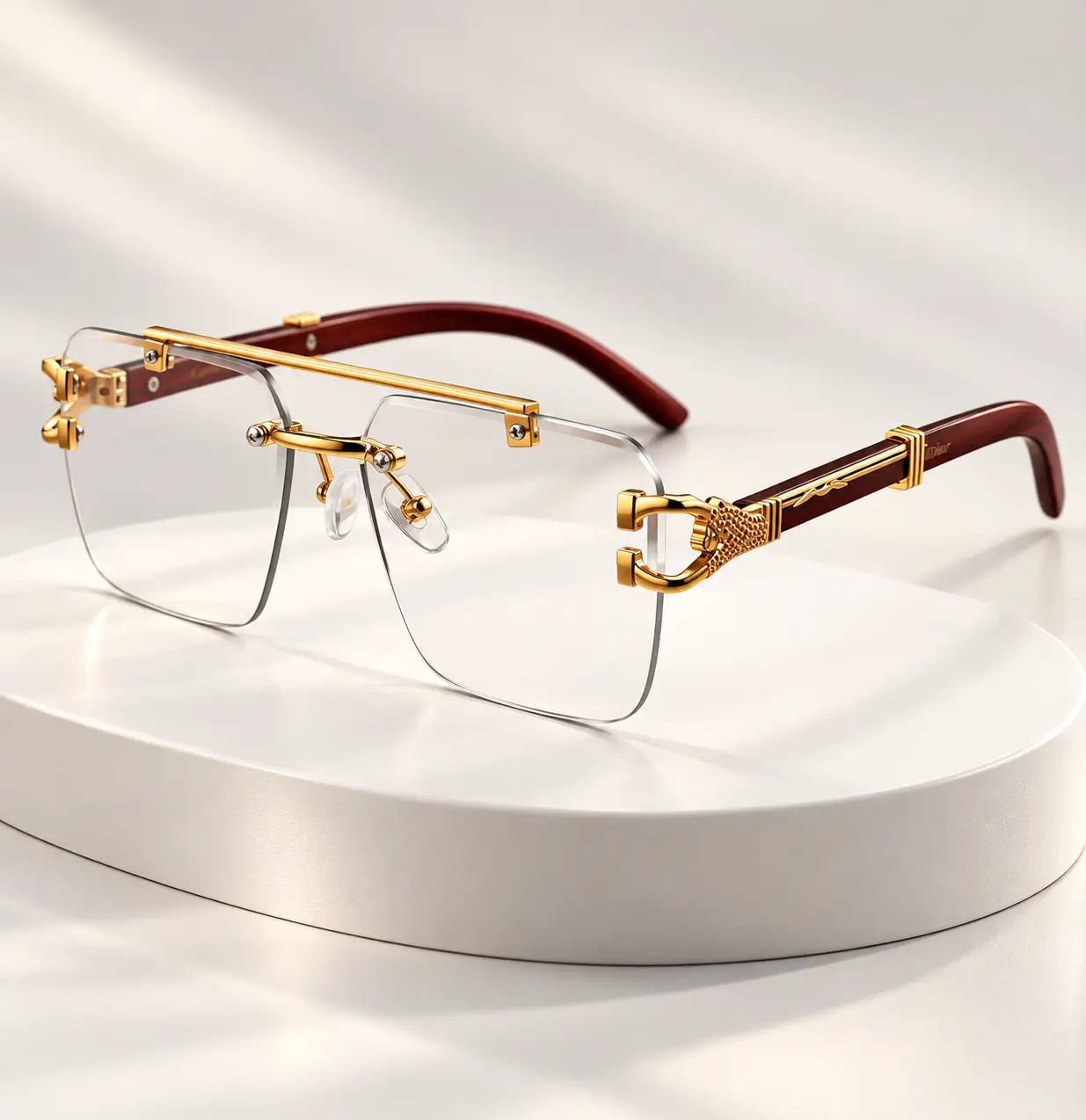 Luxury Rimless Screen Protection Glasses – Main Product View
