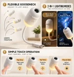 Top Galaxy White Projector Light